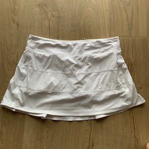 Lululemon White Tennis Skirt